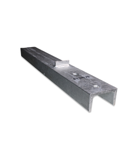 U-profile f/pulley f/concrete RollOver galv